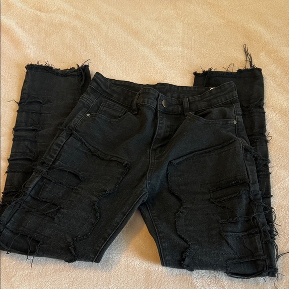 SHEIN Other - SHEIN Kids Black Distressed Jeans